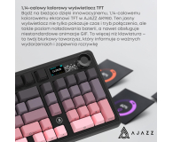 Ajazz AK980 V2 Gift Switch V2 Gradient Pink z ekranem - 1536372 - zdjęcie 10